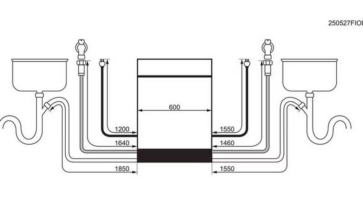 Geschirrspüller GX870BT - Weiß, Natur, Metall (59,6/86,5/55cm) - AEG
