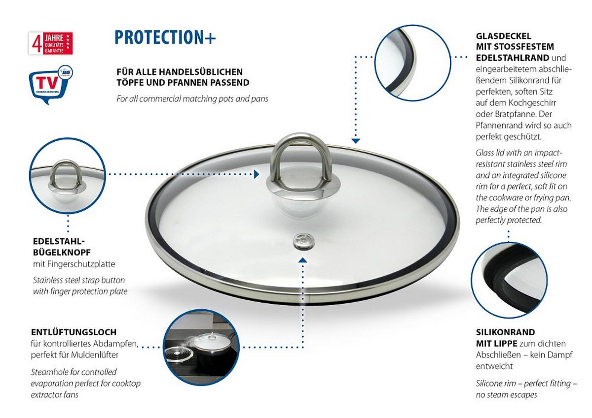 POKRYWKA DO GARNKA 64324 - Basics, szkło (31/12/25cm) - ELO