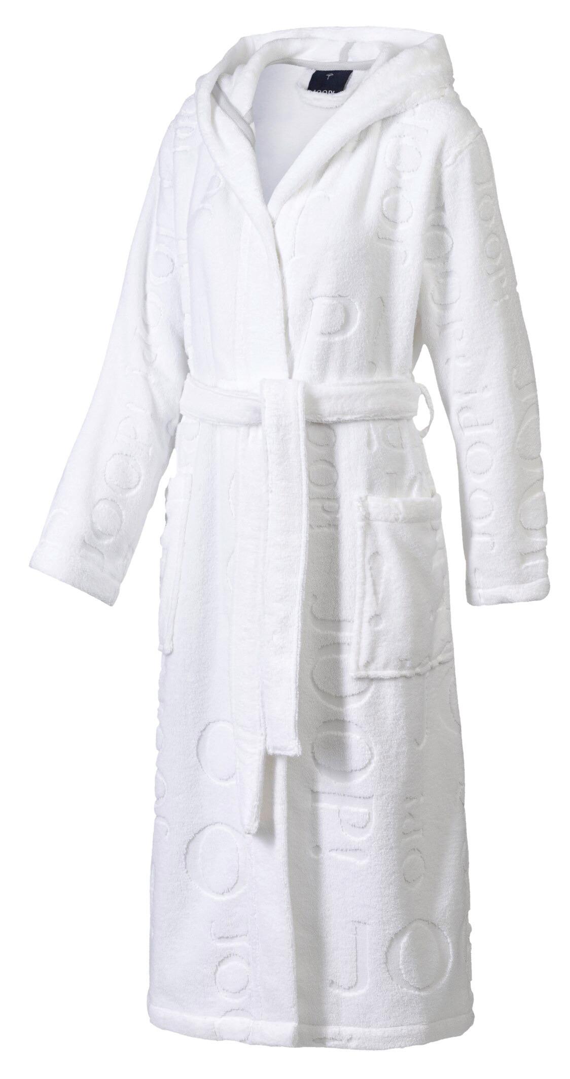 SZLAFROK KĄPIELOWY REPEAT - biały, Basics, tkanina (32/34null) - Joop!