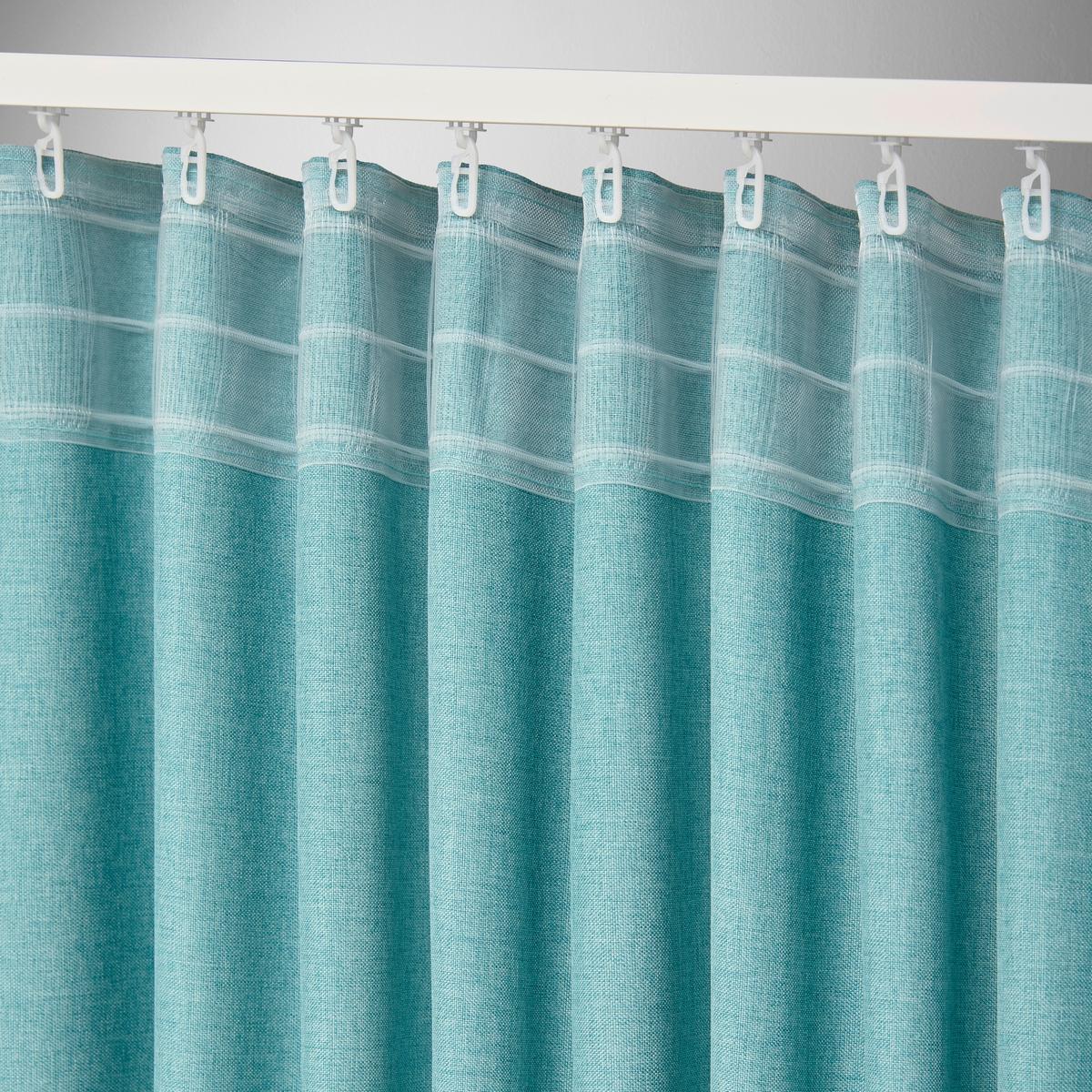 Fertigvorhang Ulrich In Hellblau Ca. 135x245cm - Hellblau, Textil (135/245cm) - Modern Living