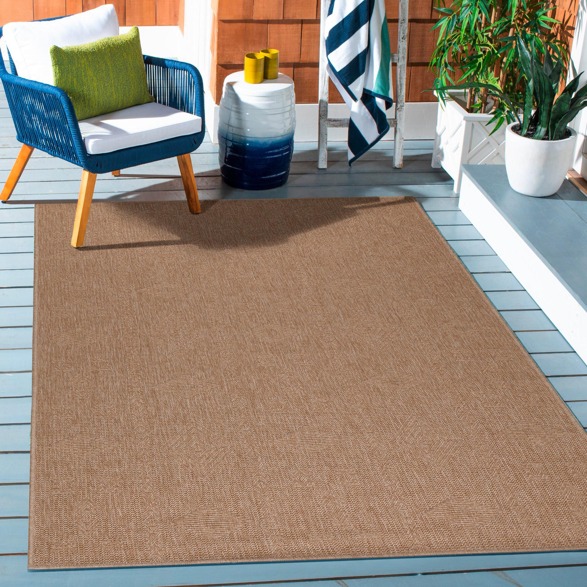 Outdoorteppich Dhaka Beige ca. 80x250cm - Beige, Basics, Textil (80/250cm) - Novel