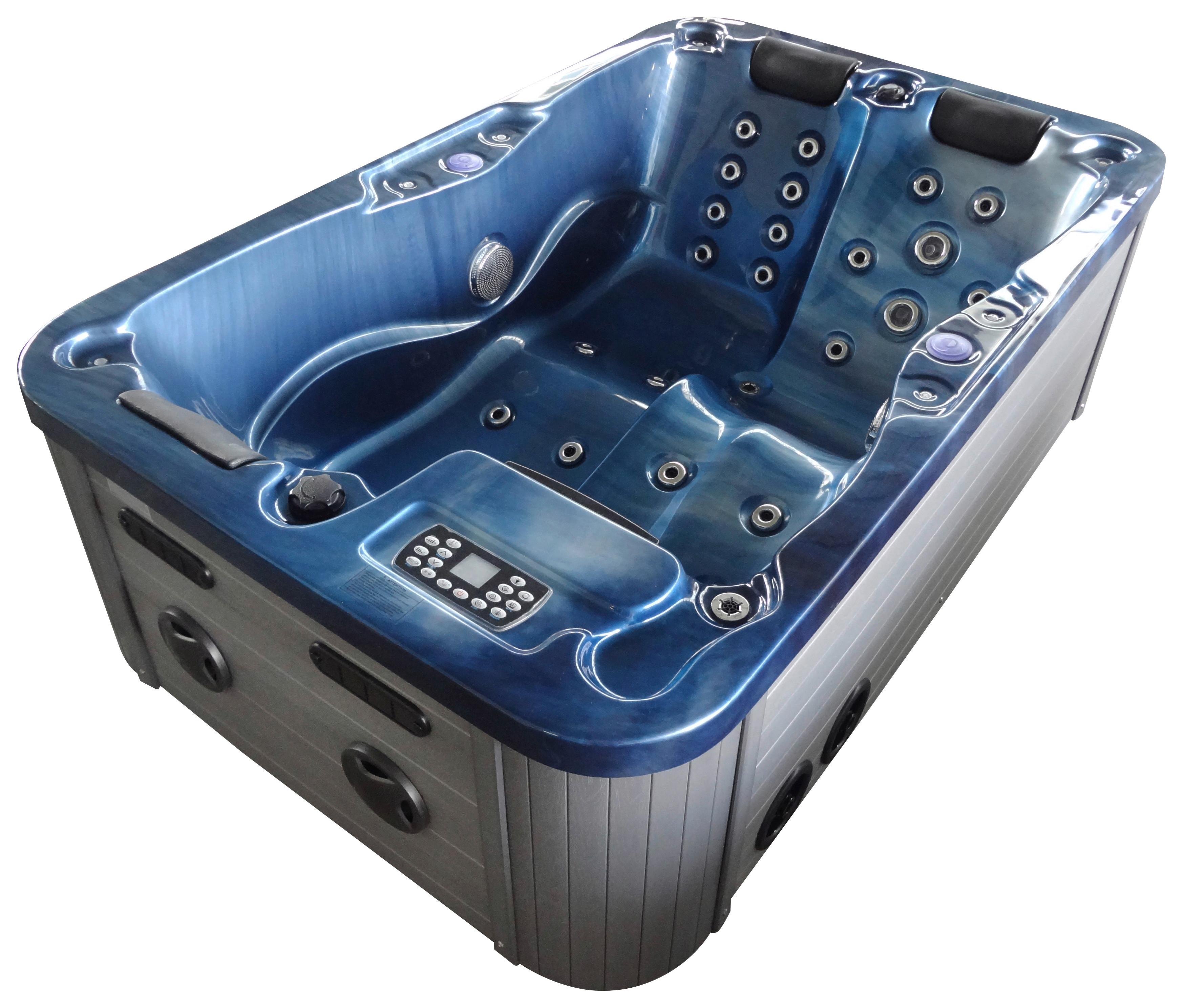 Jacuzzi Thermotetővel Modena - kék, műanyag/fém (205/70/130cm) - Sanotechnik