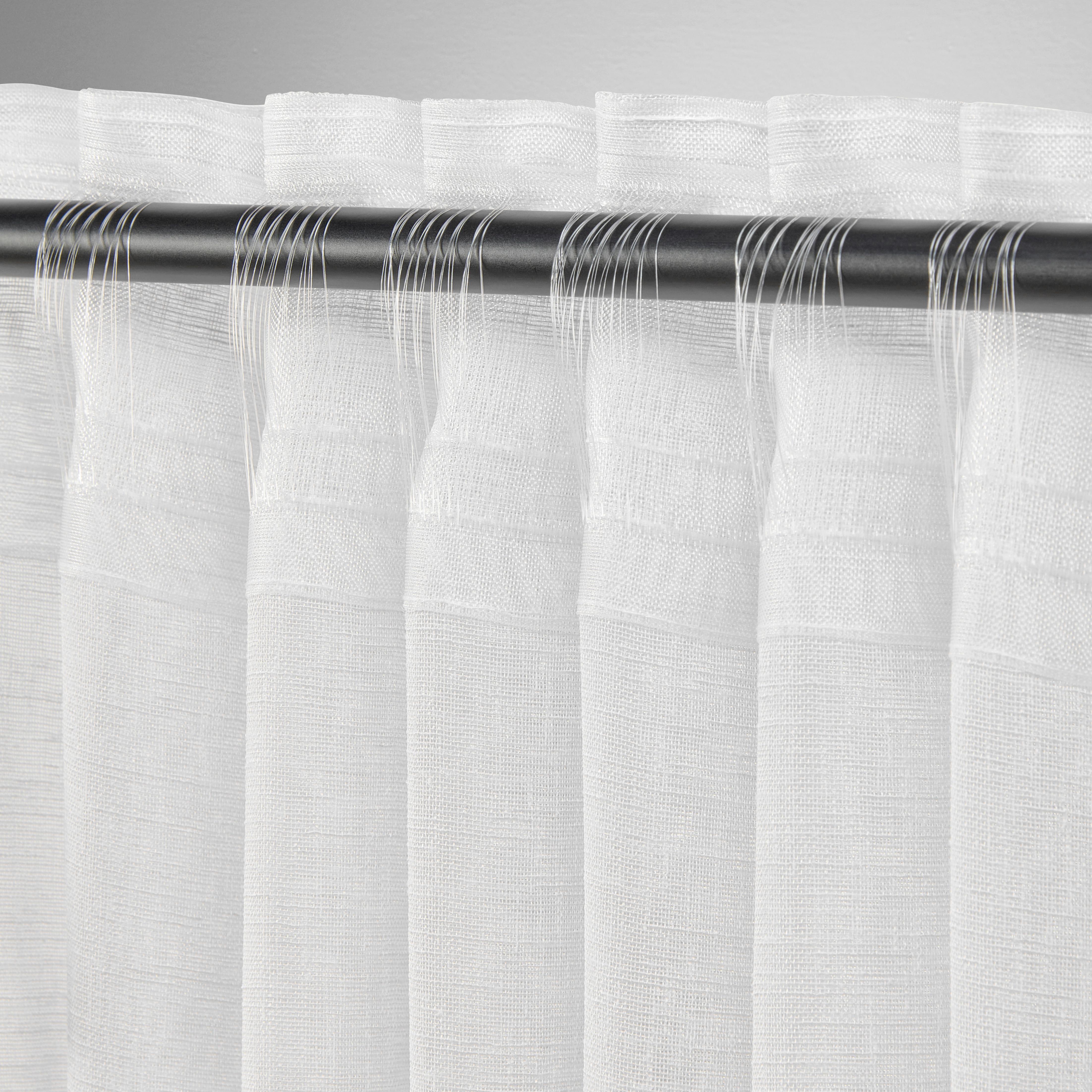 GARDINLÄNGD SIGRID -AKT- -EXT- - vit, Romantik / Lanthus, textil (140/245cm) - Premium Living