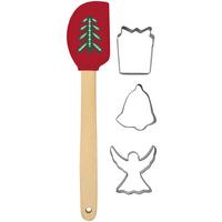 Set de copt Pure Christmas - roșu, Konventionell, plastic/lemn - Modern Living