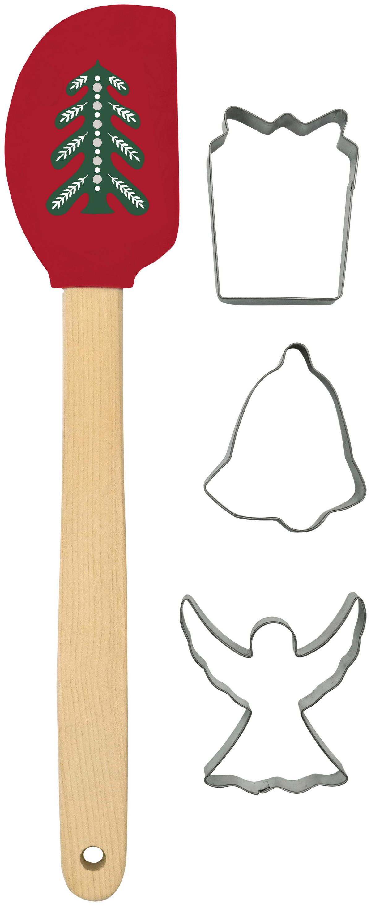 Set de copt Pure Christmas - roșu, Konventionell, plastic/lemn - Modern Living