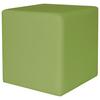 Tabure Colorfull Cube - zelena/bež, Moderno, umetna masa/tekstil (40/40/42cm) - Top ponudba