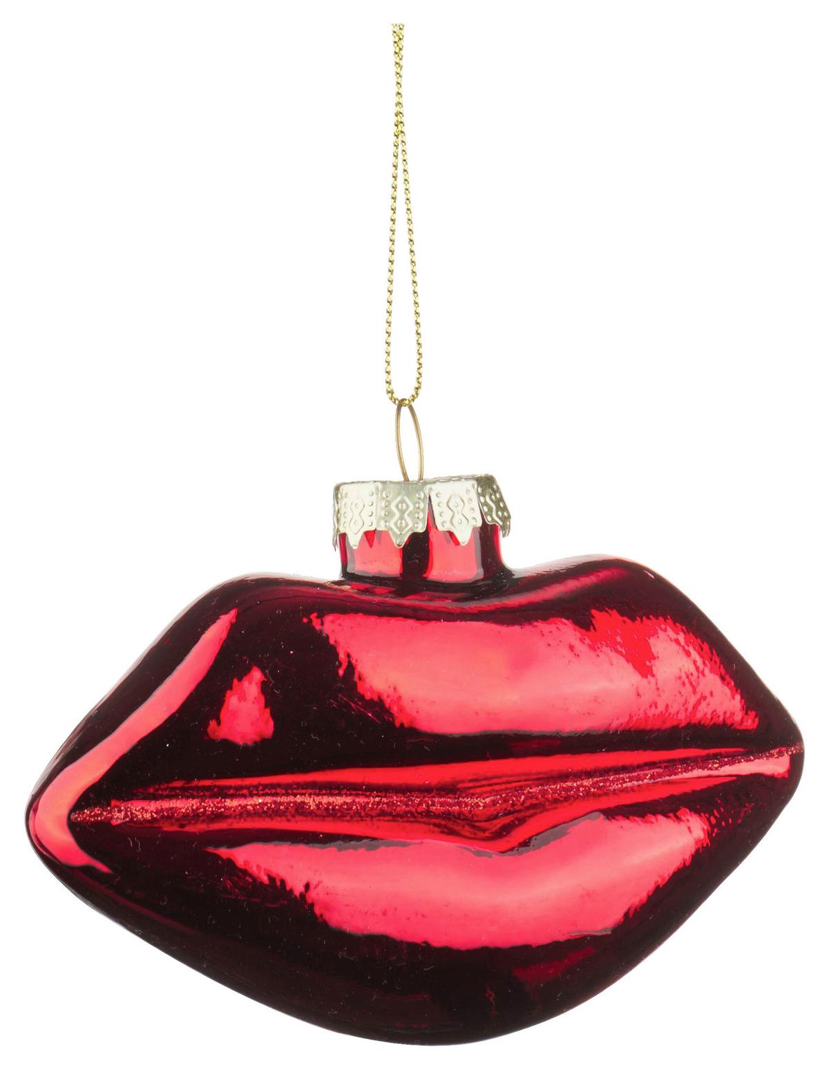 Obesek Za Božično Jelko Figures - rdeča, steklo (10,5/7/5cm) - Modern Living