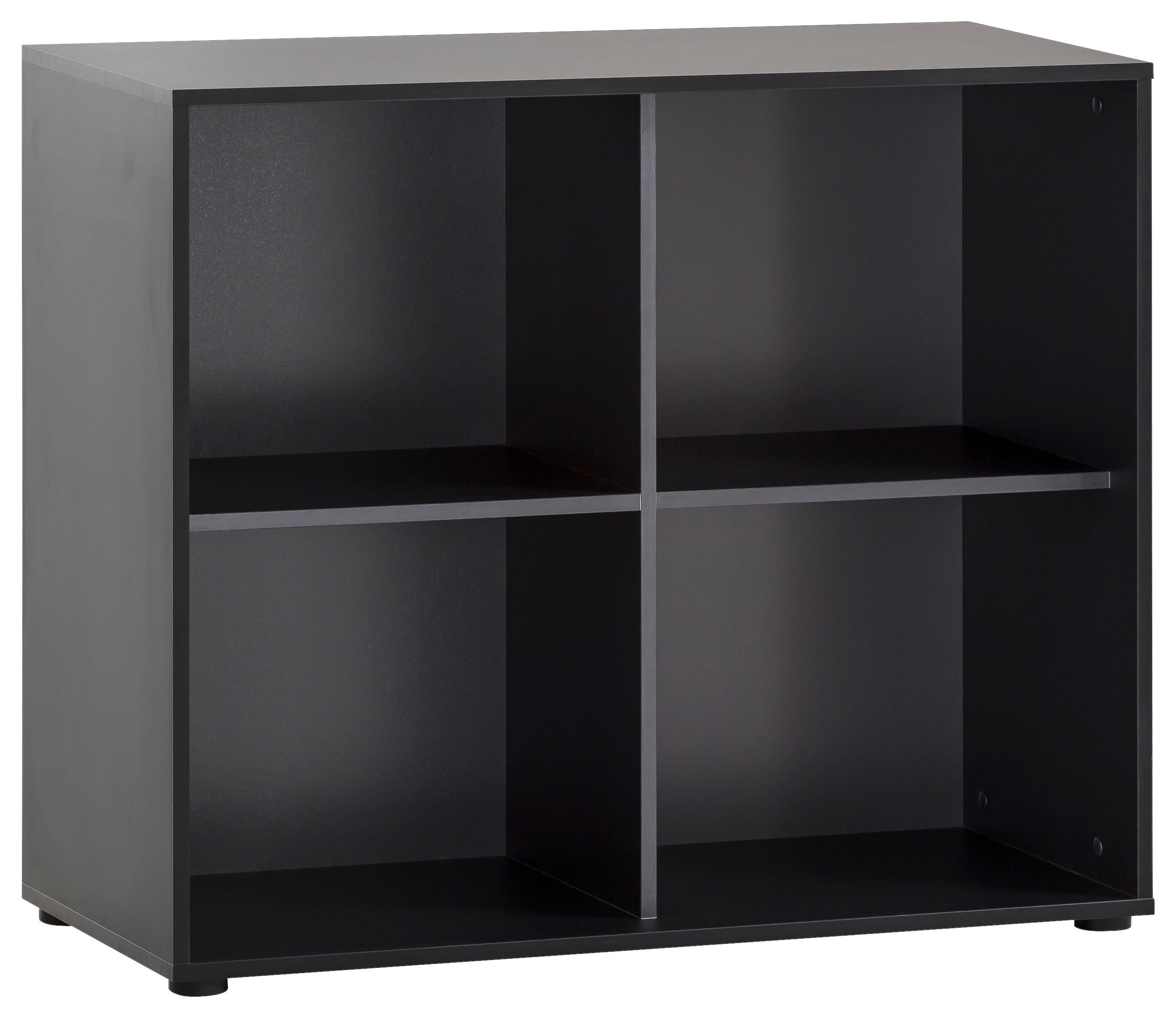 Regal Aino U 1000 R Schwarz - Schwarz, MODERN, Holzwerkstoff (100,1/83,6/41cm) - MID.YOU