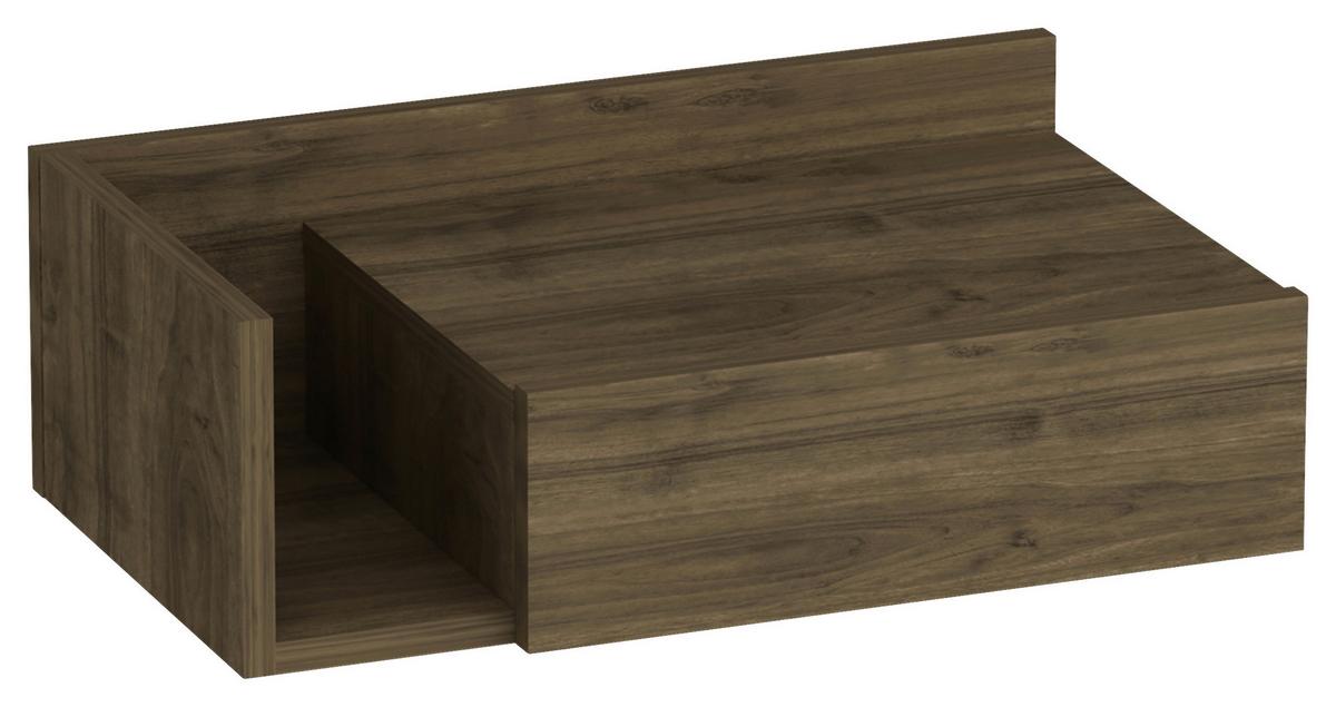 NACHTTISCH HEPHAISTOS - Walnussfarben, Design, Holzwerkstoff (60/21,4/35cm) - MID.YOU