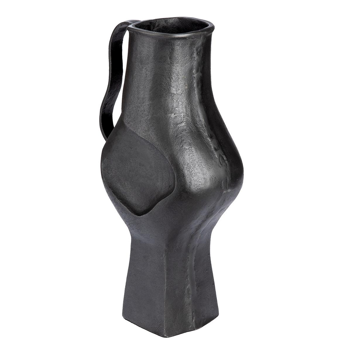 Dekovase Abtigua Grau - Grau, Basics, Metall (24/43/15cm)