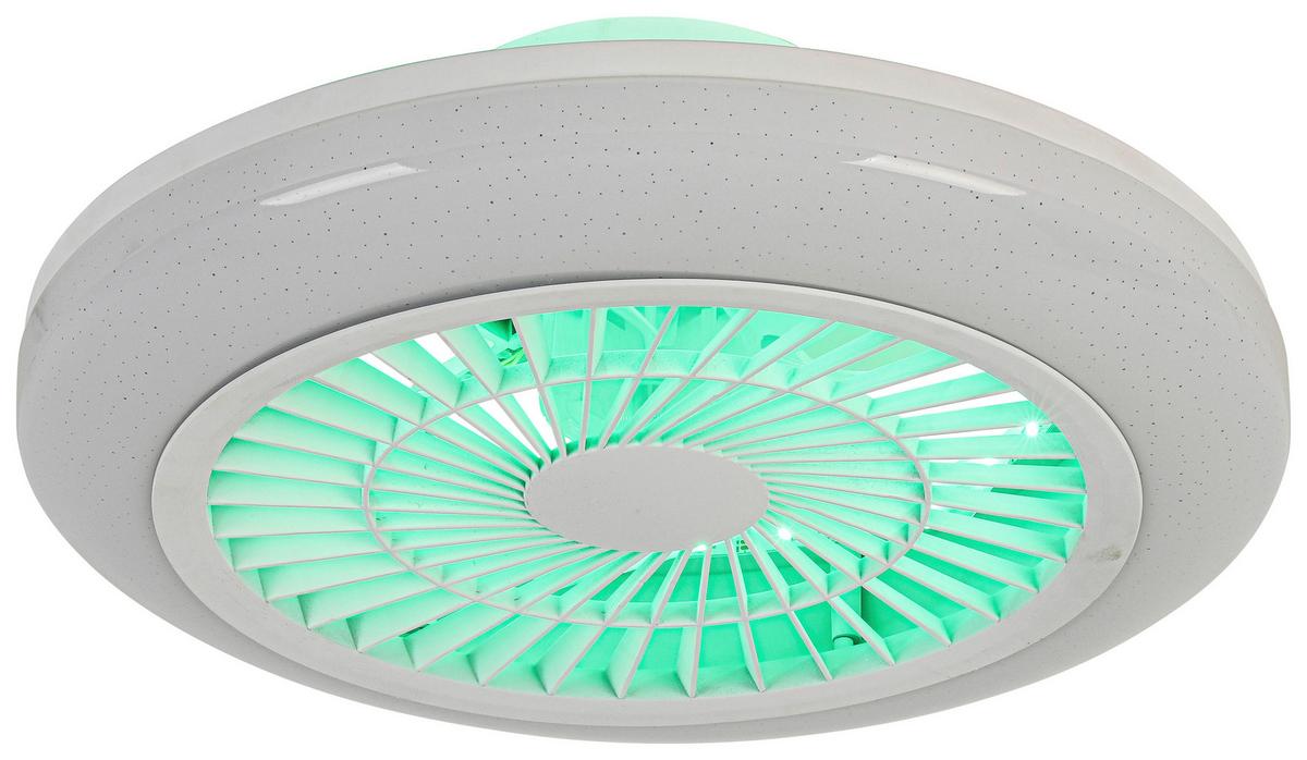 LED-Deckenleuchte Vin max. 30W + 5W RGB-LED - Weiss, Konventionell, Kunststoff/Metall (46/16cm) - Modern Living