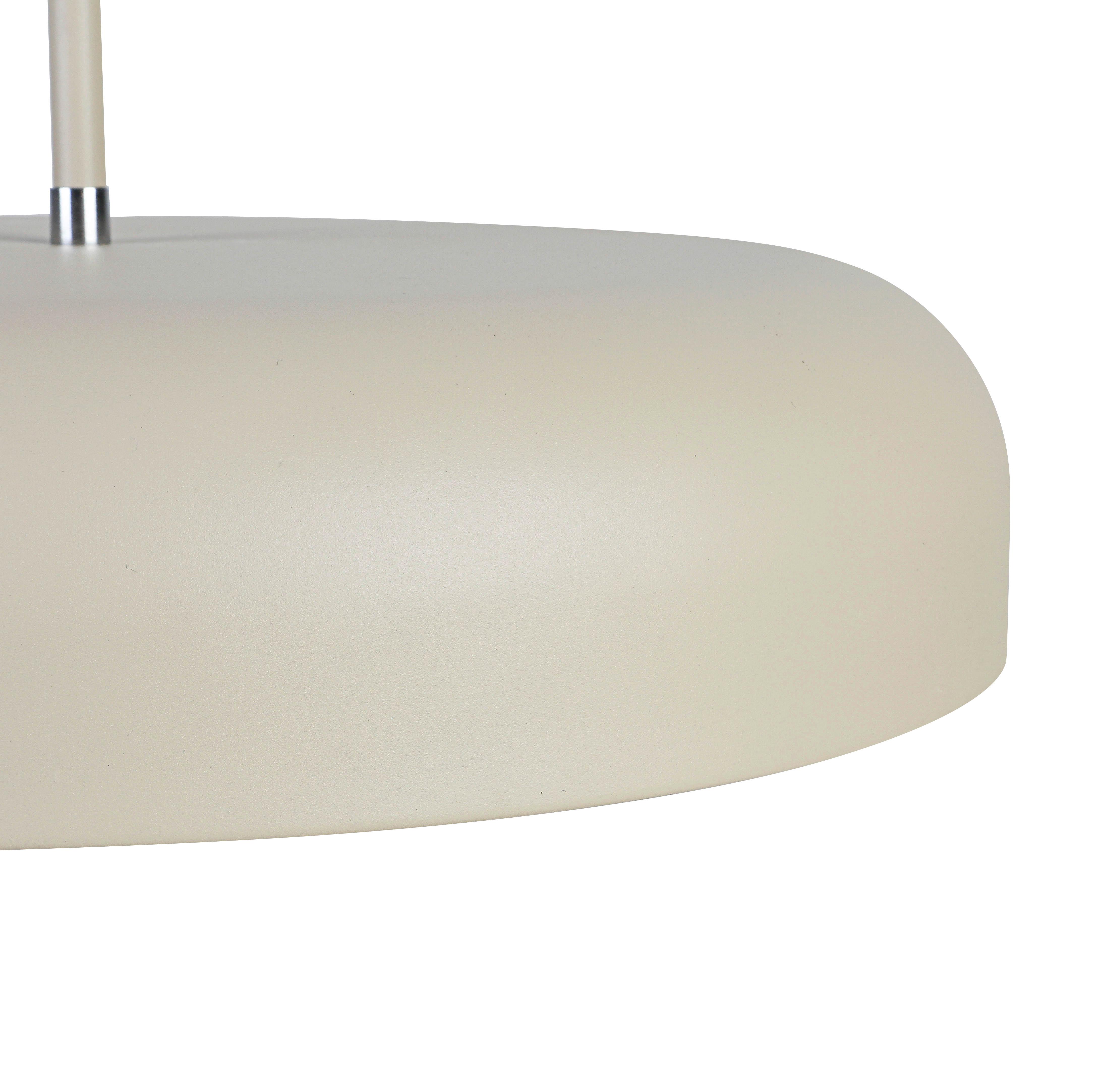 LED-HÄNGLAMPA MIKE - vit/sandfärgad, Modern, metall/plast (40/40/130cm) - Mömax