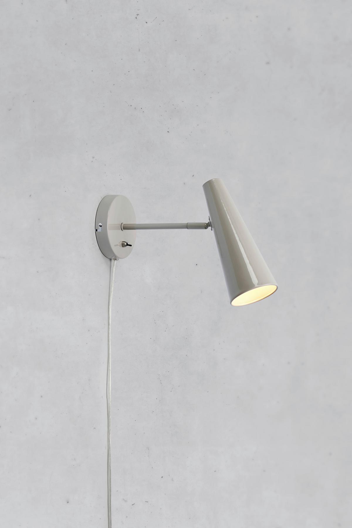 Wandleuchte Peak Wall max. 40 Watt - Greige, Design, Metall (29/23/12cm) - Markslöjd