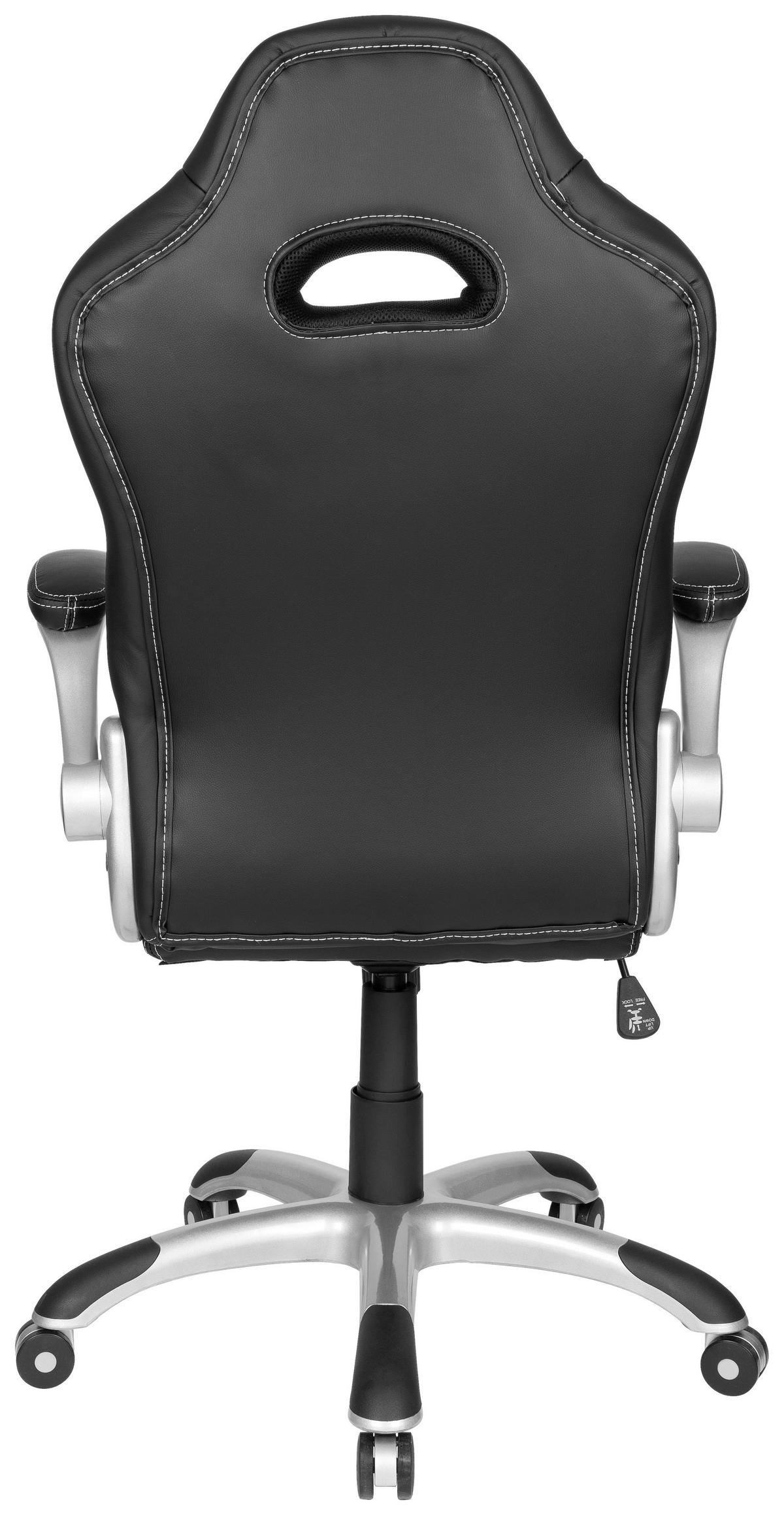 Gaming Stol Game Sport, Črna, Rdeča, Bela - rdeča/črna, Moderno, umetna masa/tekstil (64/118/57cm) - MID.YOU