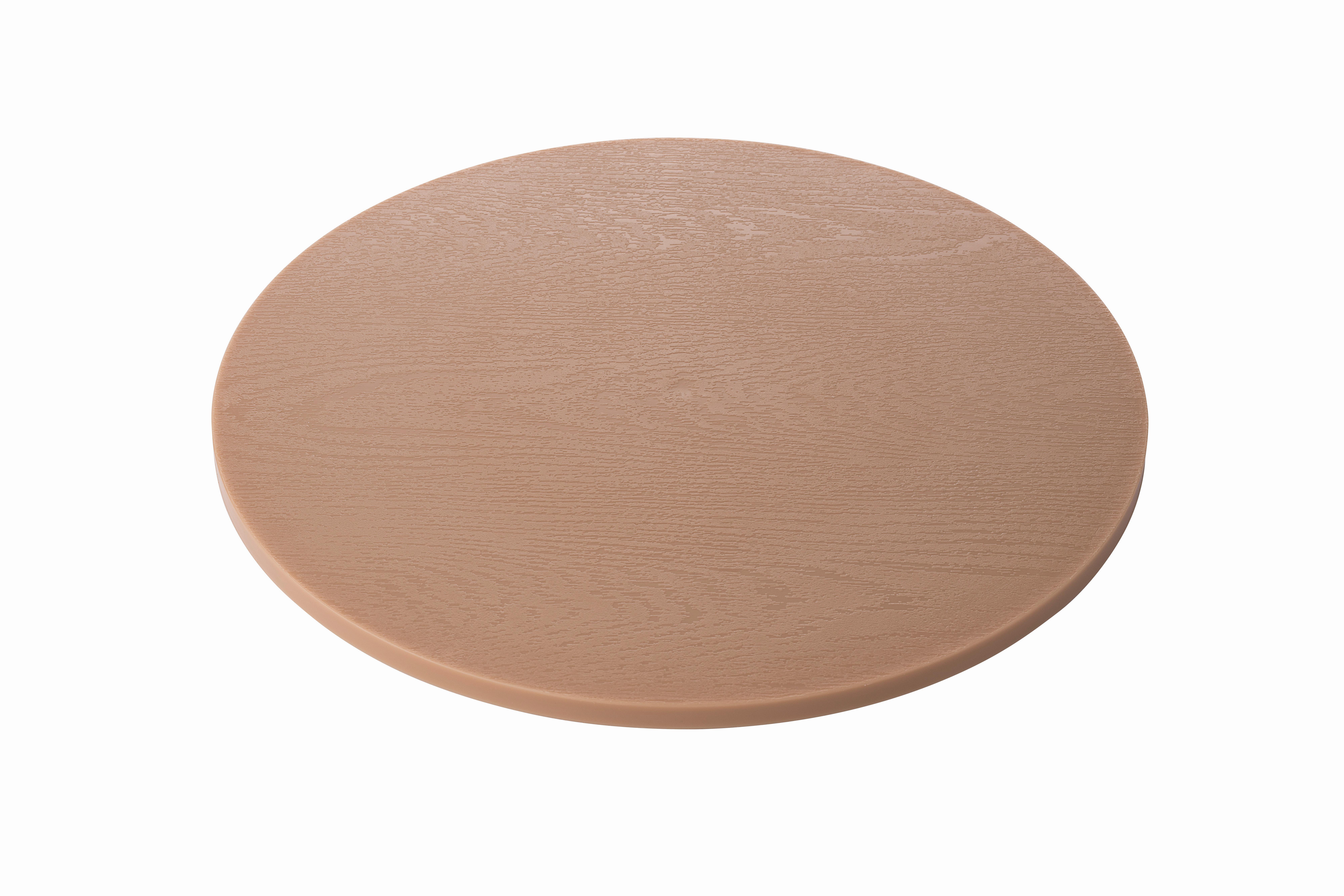 Dekoplatte Multivario Naturfarben - Naturfarben, MODERN, Holzwerkstoff (30,0cm)