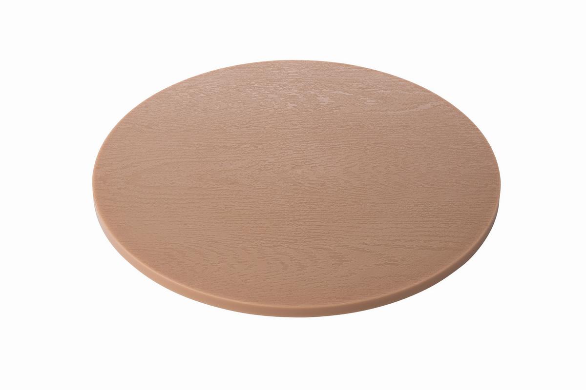 Dekoplatte Multivario Naturfarben - Naturfarben, MODERN, Holzwerkstoff (30,0cm)