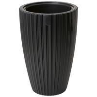 Okrasni Lonček Mira 40 - črna, Konvencionalno, umetna masa (39/58,0/38,5cm) - Mömax