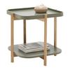 SOFFBORD STRUT - grön/naturfärgad, Modern, trämaterial/trä (50/50/55cm) - Mömax