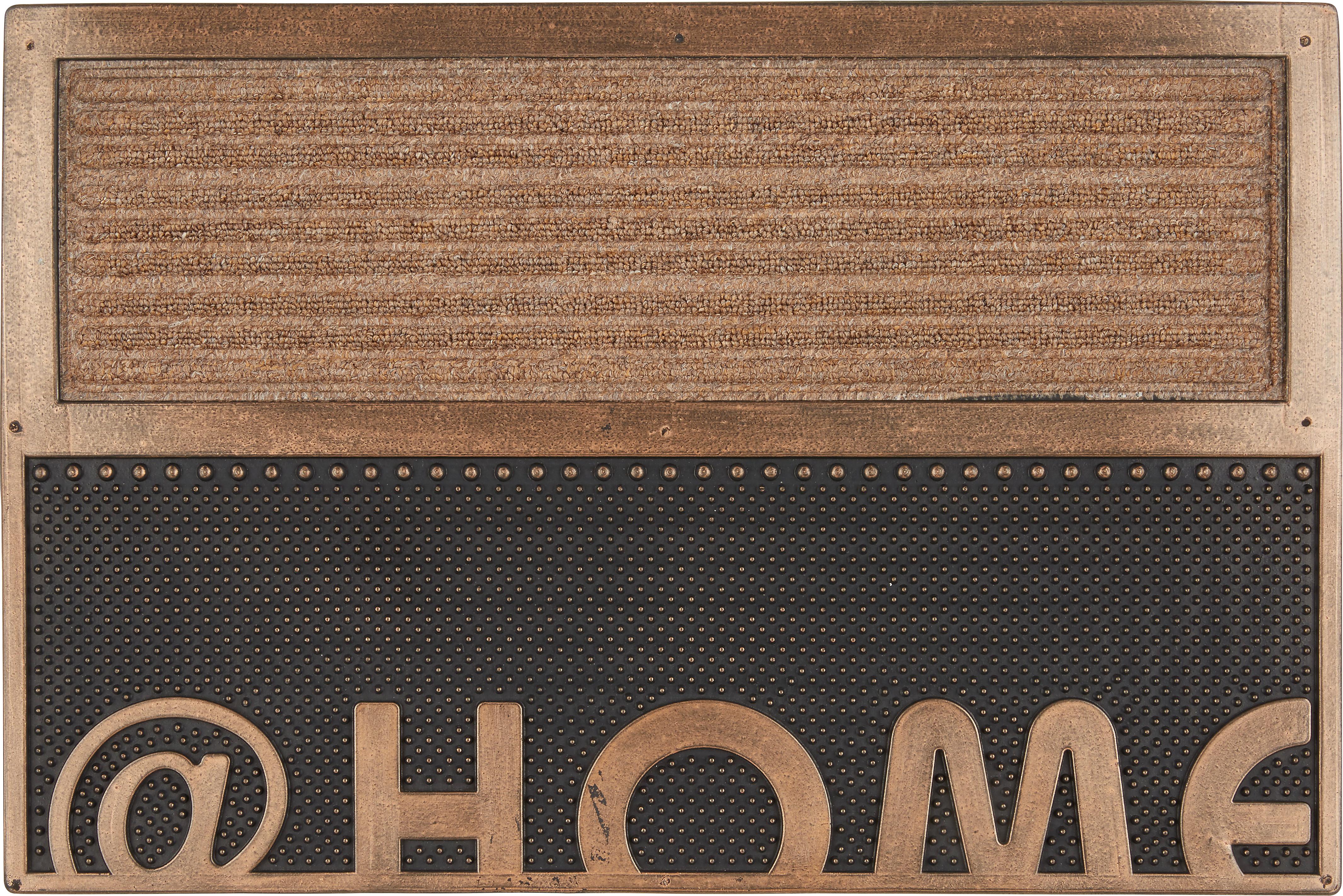 Fussmatte Home in Kupferfarben ca. 40x60cm - Kupferfarben, Kunststoff (40/60cm) - Modern Living