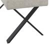 SITTBÄNK NOVA - ljusgrå/svart, Modern, metall/trä (140/49/47cm) - Bessagi Home