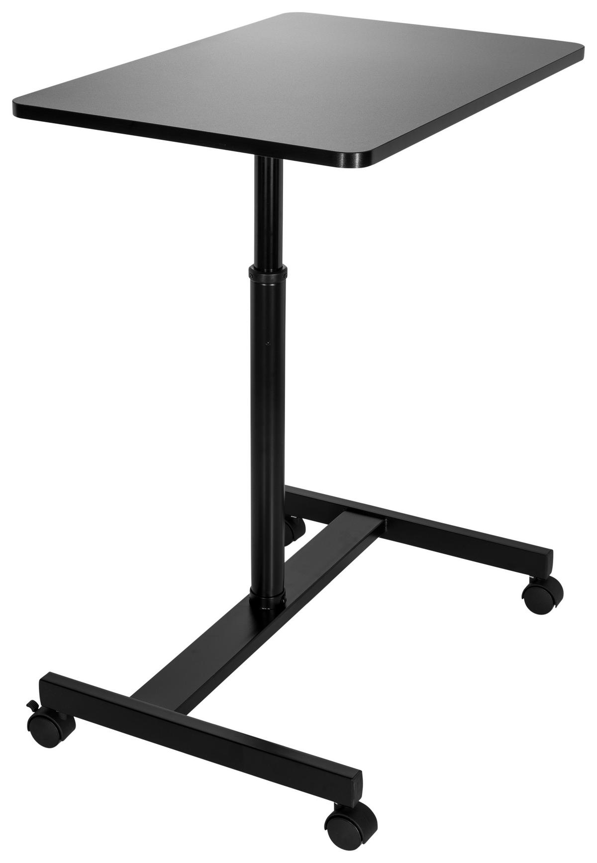 Dvižna Miza Stand Vm-su, Črna - črna, Basics, kovina/leseni material (70/48/80-114cm) - MID.YOU