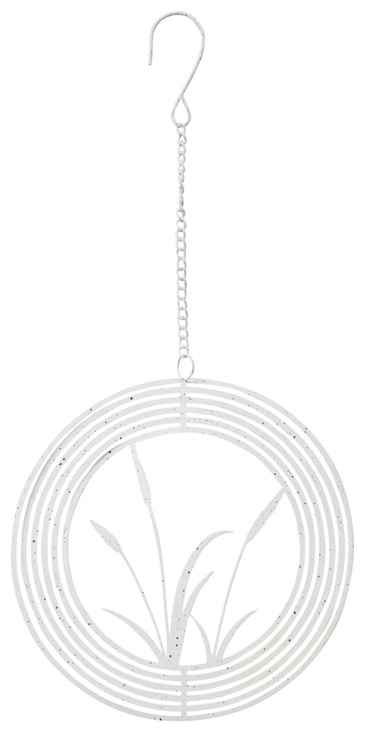 Dekohänger Nolani II Weiß - Weiß, KONVENTIONELL, Metall (18/18cm) - Mömax