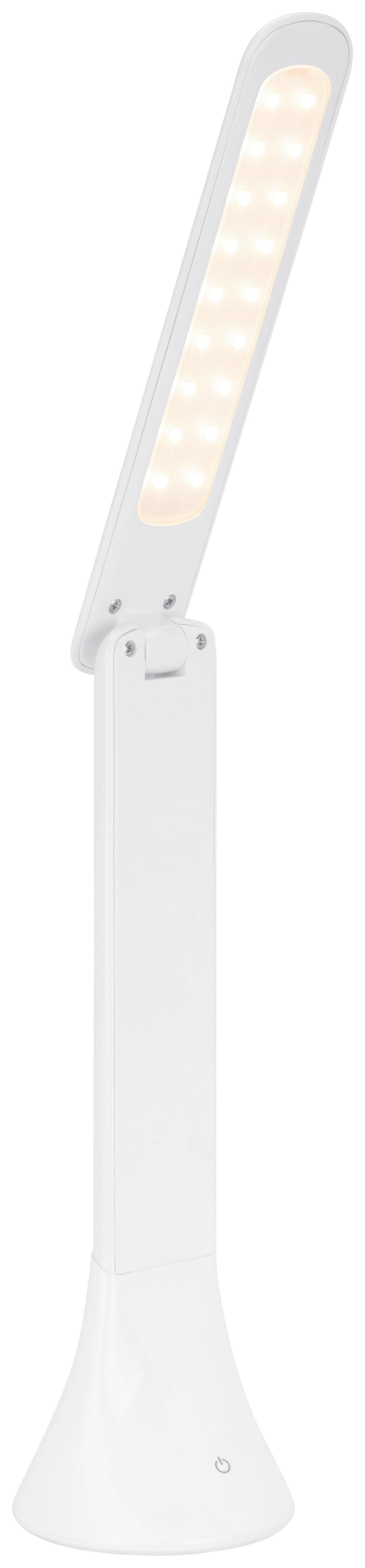 LED-SKRIVBORDSLAMPA UFF - vit, Modern, plast (7,8/7,8/24,8cm) - Mömax