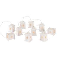 Lichterkette Chumo Weiß - Weiß, MODERN, Metall (165cm) - Premium Living