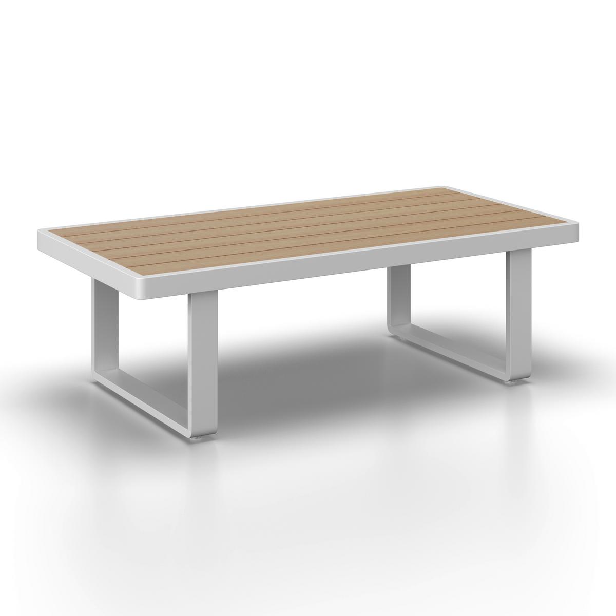 Loungegarnitur Tilly Creme Metall/Outdoorstoff +Abdeckung - Creme/Naturfarben, MODERN, Kunststoff/Textil (288,5/70/74cm) - Bessagi Garden