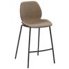 Barhocker My Solo ca. 49x97 cm Schlammfarben - Sandfarben/Schlammfarben, KONVENTIONELL, Textil/Metall (49/97/53cm) - Livetastic