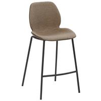 Barhocker My Solo ca. 49x97 cm Schlammfarben - Sandfarben/Schlammfarben, KONVENTIONELL, Textil/Metall (49/97/53cm) - Livetastic
