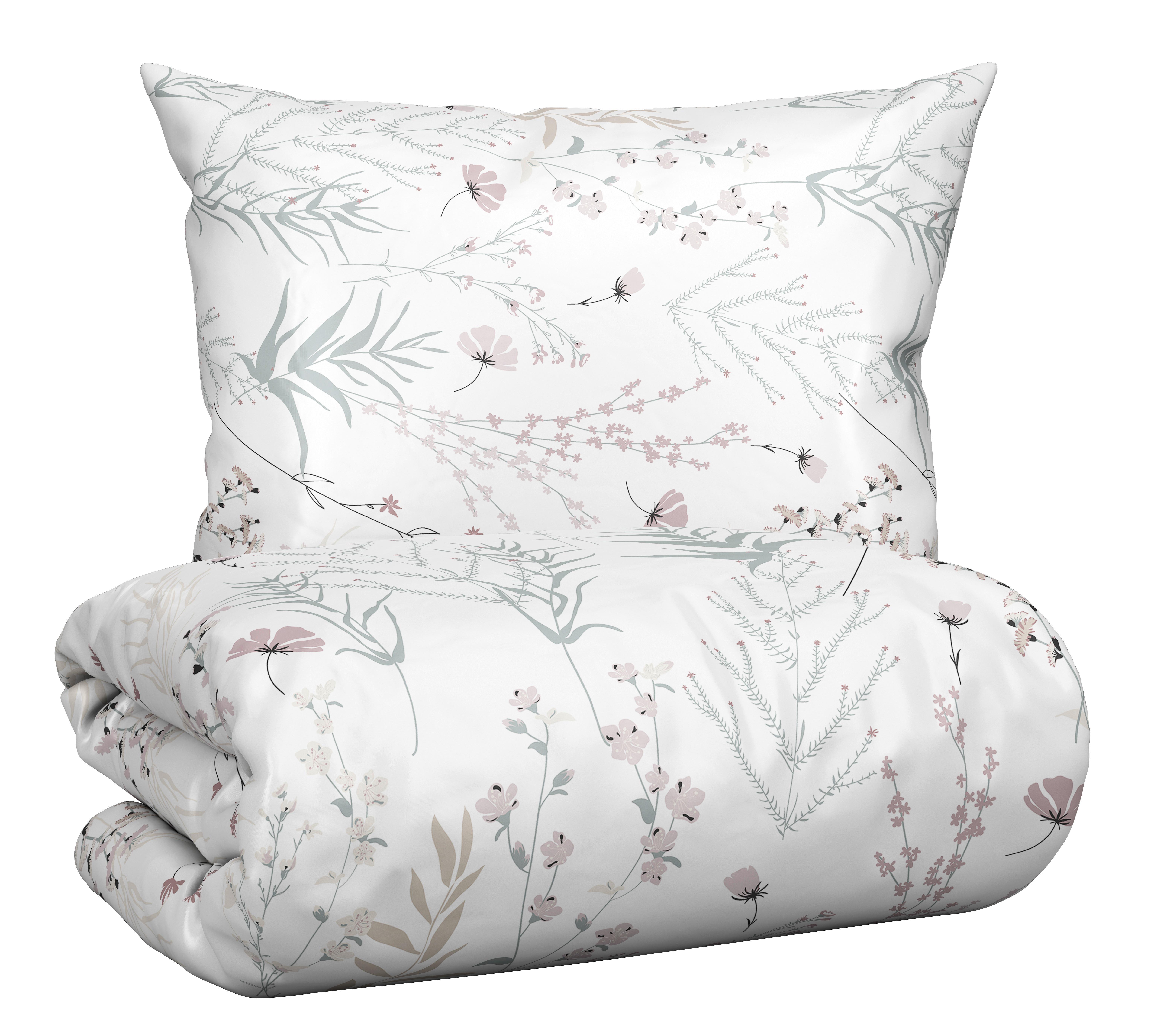 Posteljina Lina 140x200/60x80 Cm - bijela, Konvencionalno, tekstil (140/200cm) - Mömax