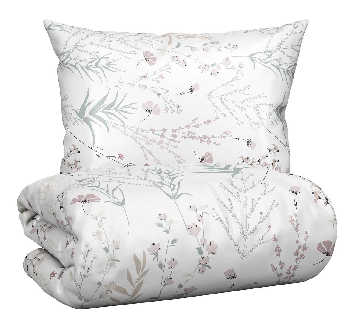 Posteljina Lina 140x200/60x80 Cm - bijela, Konvencionalno, tekstil (140/200cm) - Mömax