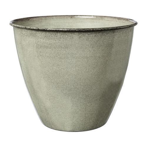 Kaspó Átm.: Kb. 33cm Talara I - krém, Basics, fém (33cm) - Premium Living