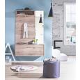 Garderobe In San Remo/schwarz - Eichefarben/Schwarz, KONVENTIONELL, Holzwerkstoff (100/160/26cm) - MÖMAX modern living