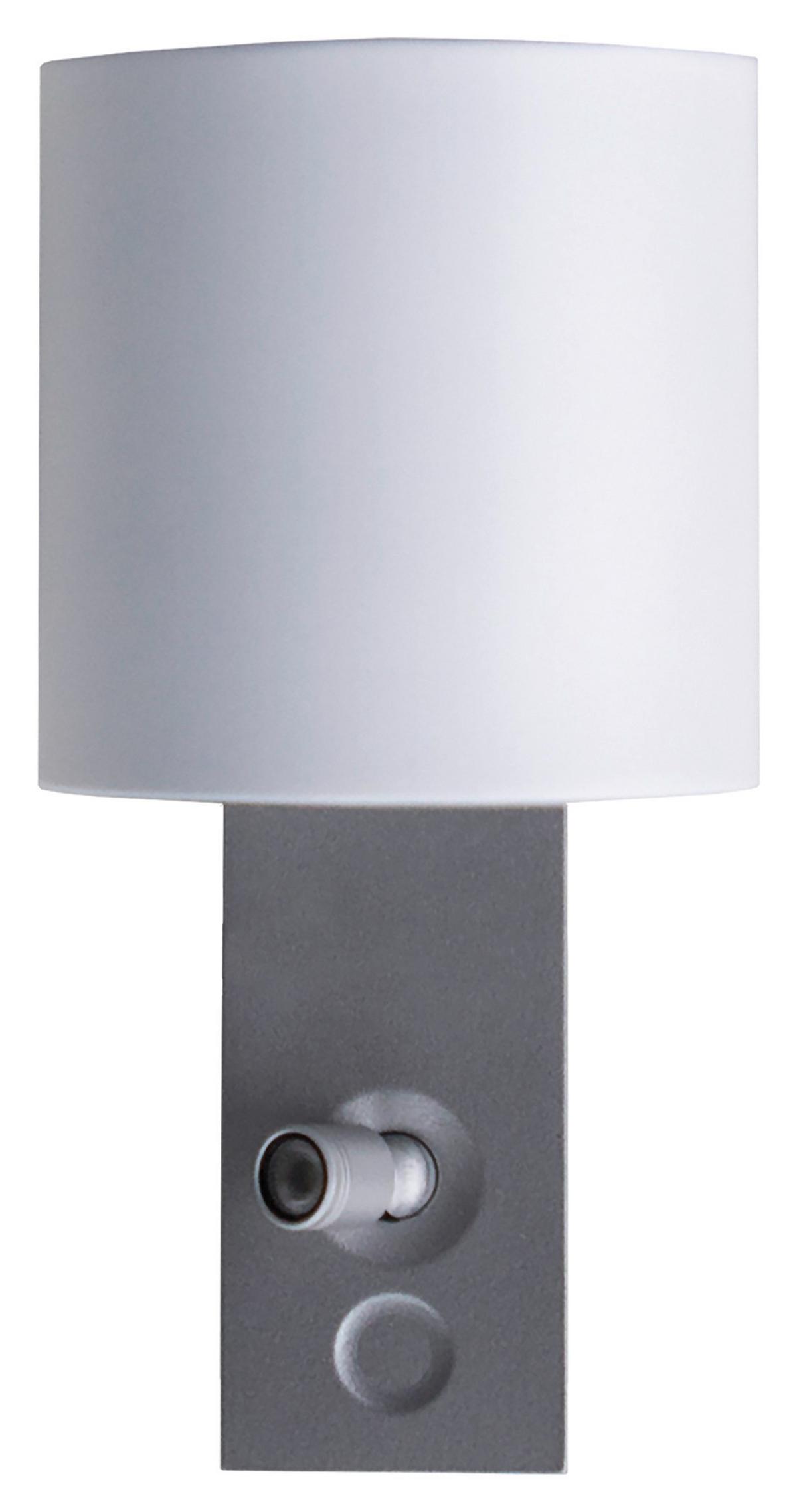 Stenska Led-svetilka Sizilia, 2 X 2,3 W - bela/barve aluminija, Moderno, umetna masa (8/15/9,5cm) - Premium Living