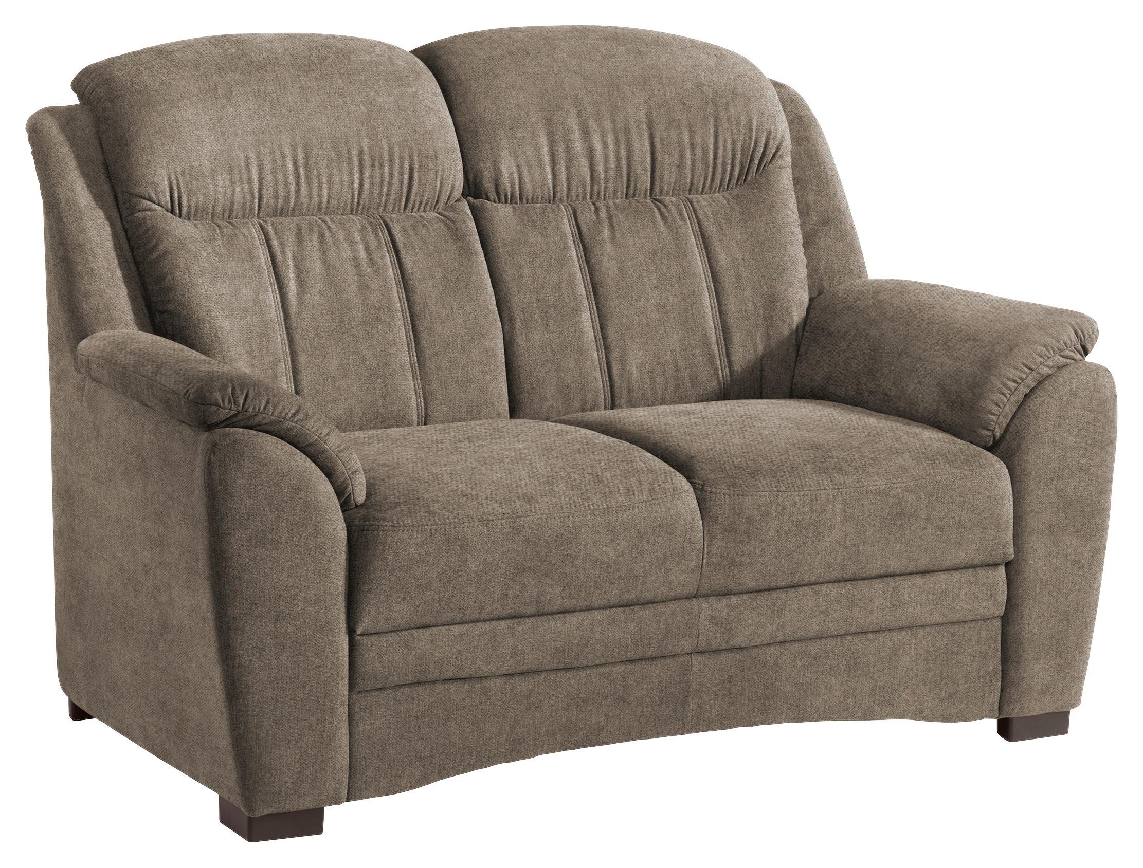 SOFA DWUOSOBOWA BRUNO II - piaskowy, Konventionell, tworzywo sztuczne/tkanina (142/99/99cm)