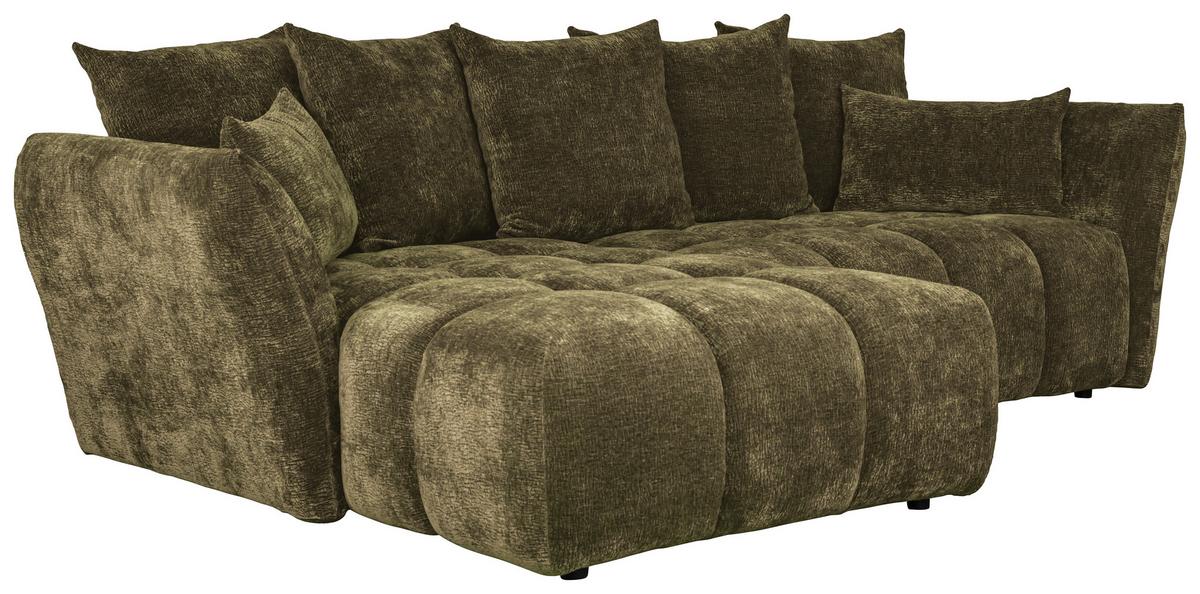 Canapea modulara CAMMELLIO - măsliniu, Modern, textil (296/75-95/189cm) - Mömax
