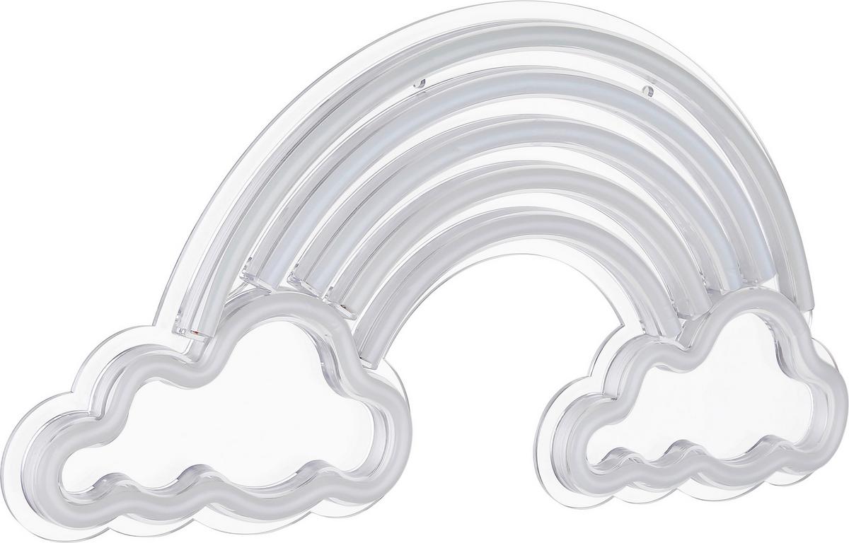 Led Dekorativna Svjetiljka Reinbo - bijela/prozirno, Moderno, plastika (40/1,6/20cm) - Mömax