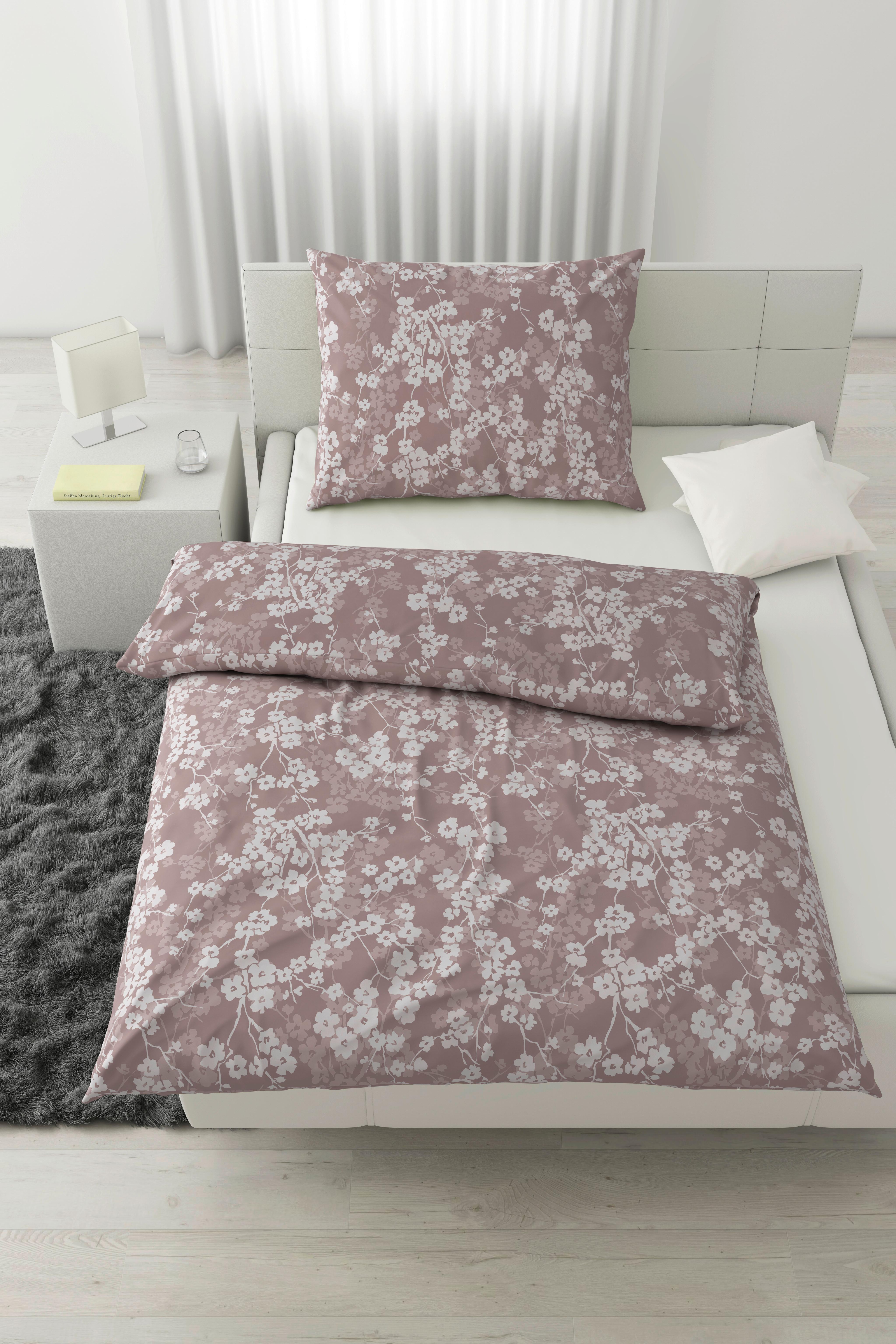BETTWÄSCHESET CATRIN - Mauve, Lifestyle, Textil (160/210cm) - Modern Living