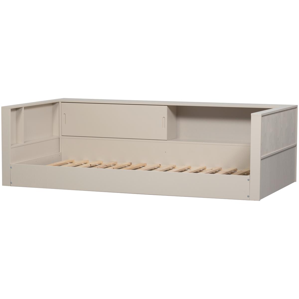Bodenbett Carter Grau ca. 90x200 cm - Grau, Basics, Holz (90/200cm) - MID.YOU