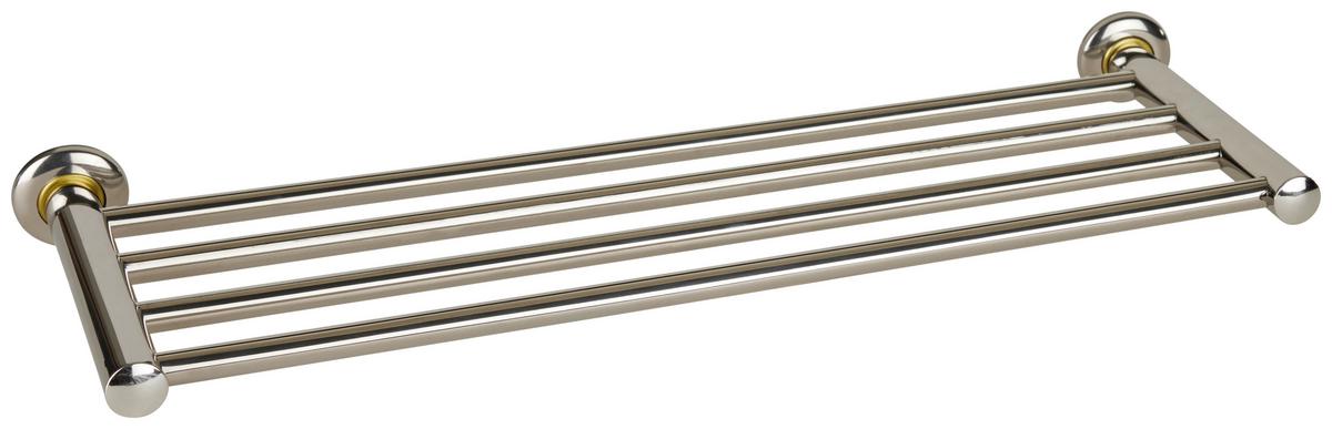 Handtuchhalter Baziga in Chromfarben - Chromfarben, Metall (55,5/2,5/21cm) - Mömax