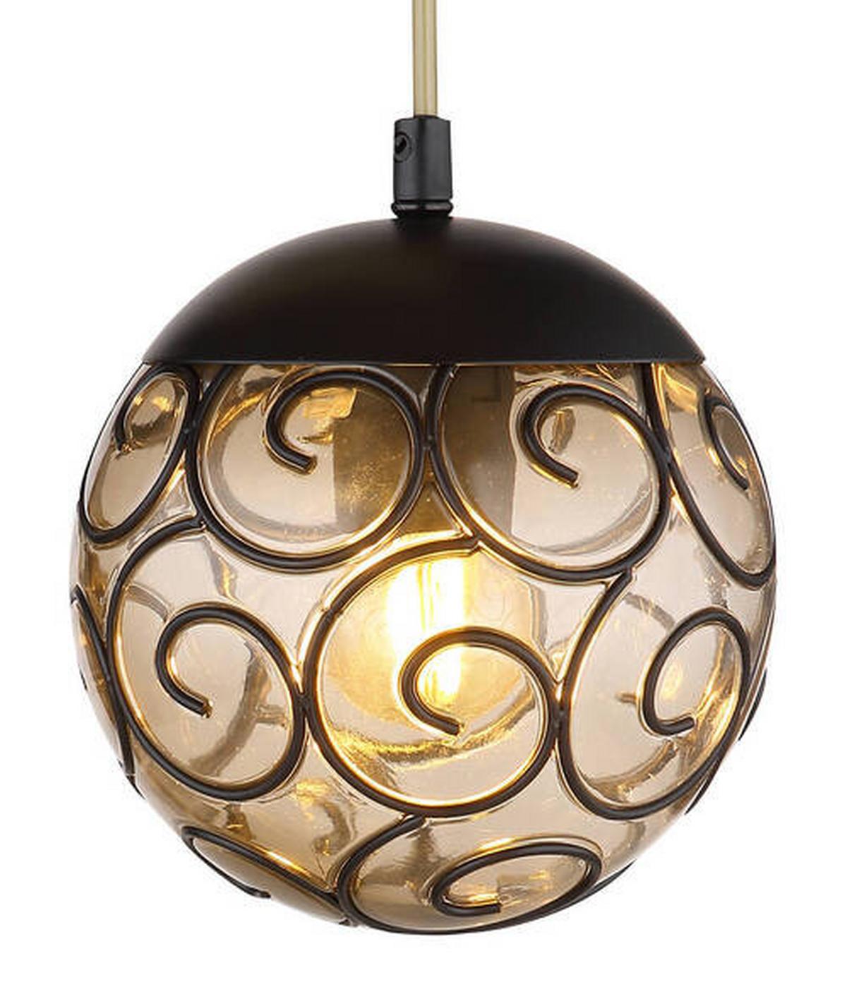 Stenska Svetilka 15659w - zlate barve/siva, Konvencionalno, kovina/umetna masa (15/24,5/36cm) - Globo