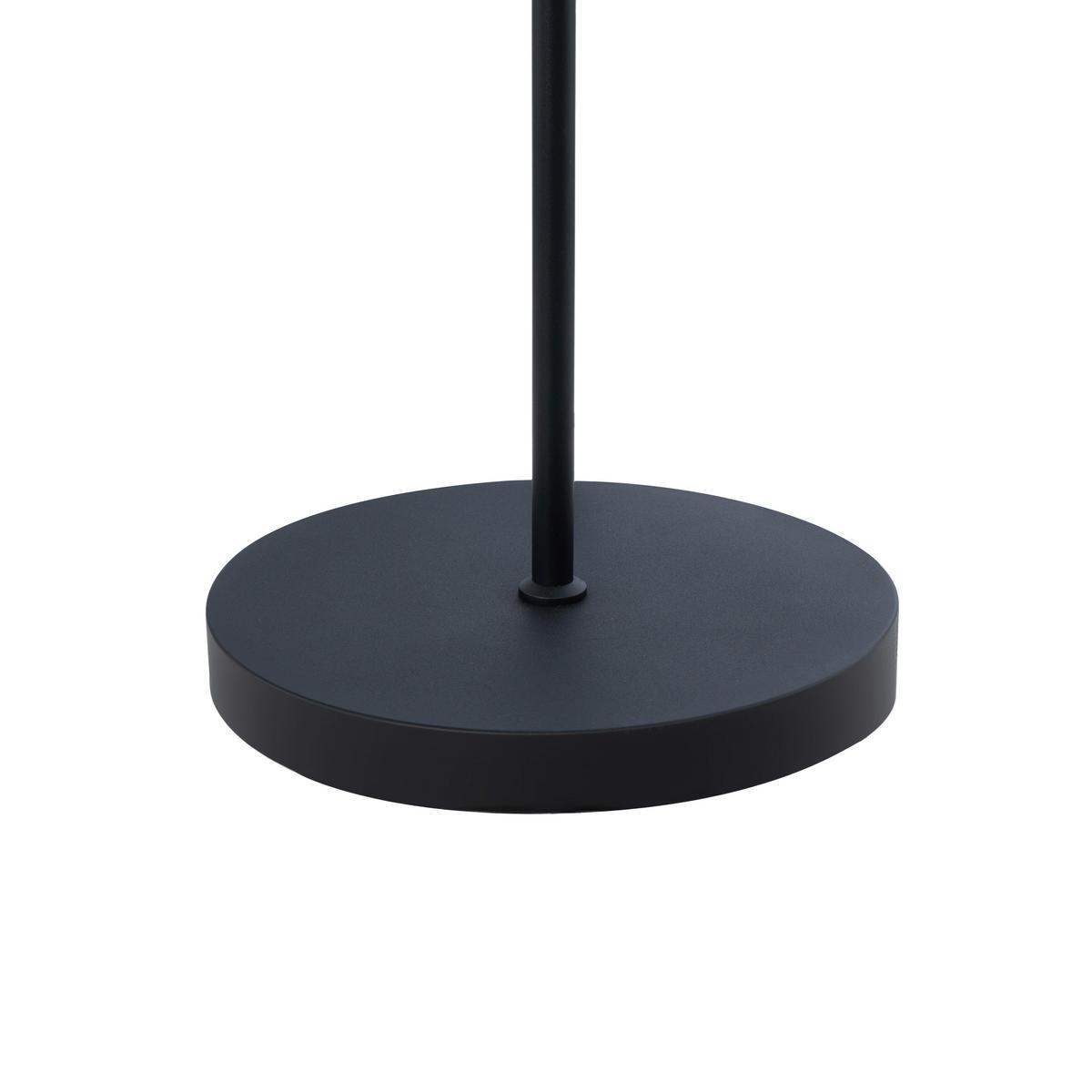 LAMPA STOJĄCA REBECCA - kolor naturalny/czarny, Trend, tworzywo sztuczne/metal (38/150cm) - Novel