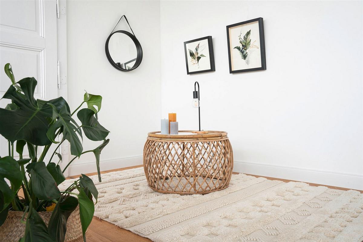 TEPPICH Bohist 125 Natural - Multicolor, Konventionell, Textil (200/290cm) - Kayoom