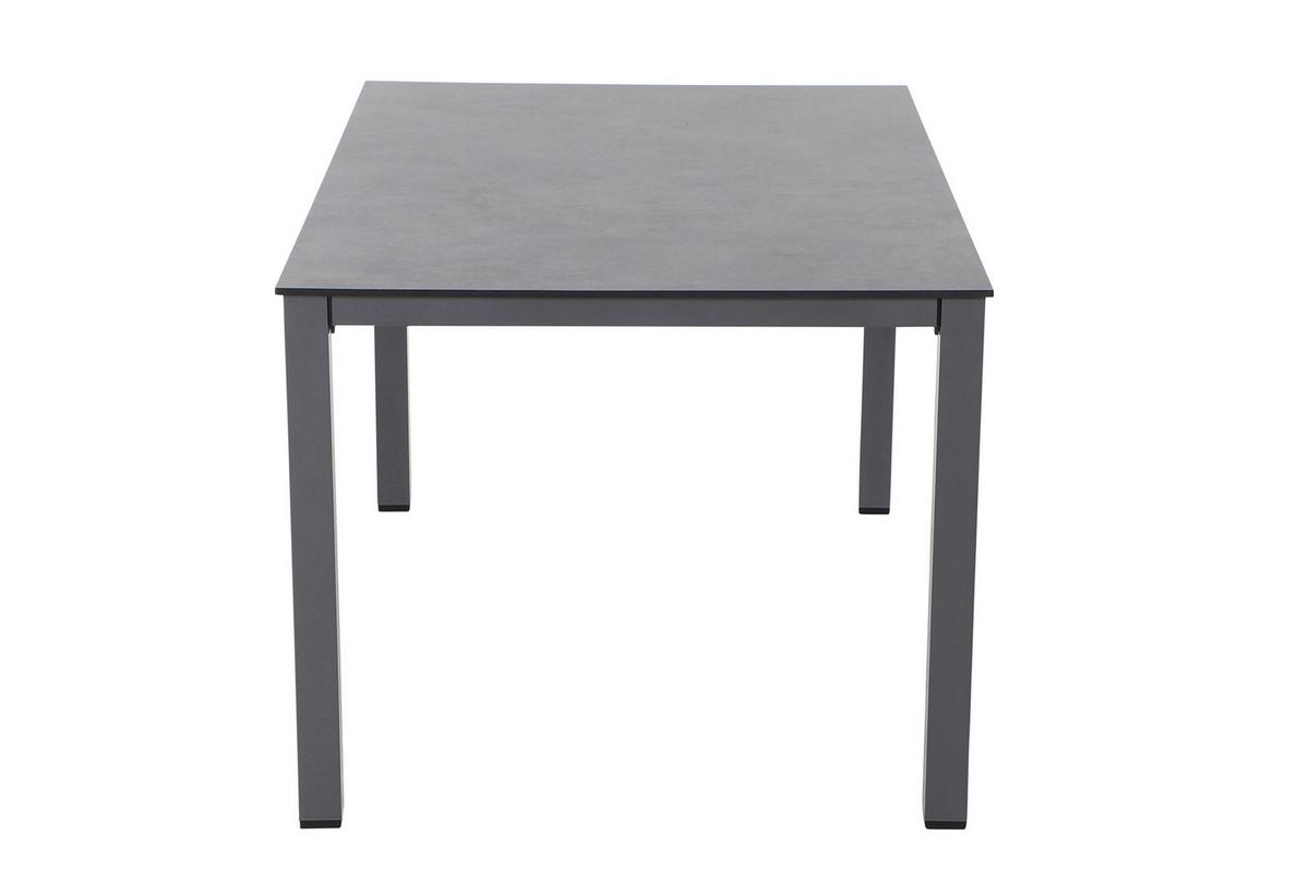 GARTENTISCH K95704 - Anthrazit, KONVENTIONELL, Holzwerkstoff/Kunststoff (160/90/72cm) - Siena Garden