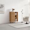 BYRÅ BARCELONA -EXKLUSIV- - guldfärgad/naturfärgad, Lifestyle, metall/papper (80/113,5/40cm) - Mömax