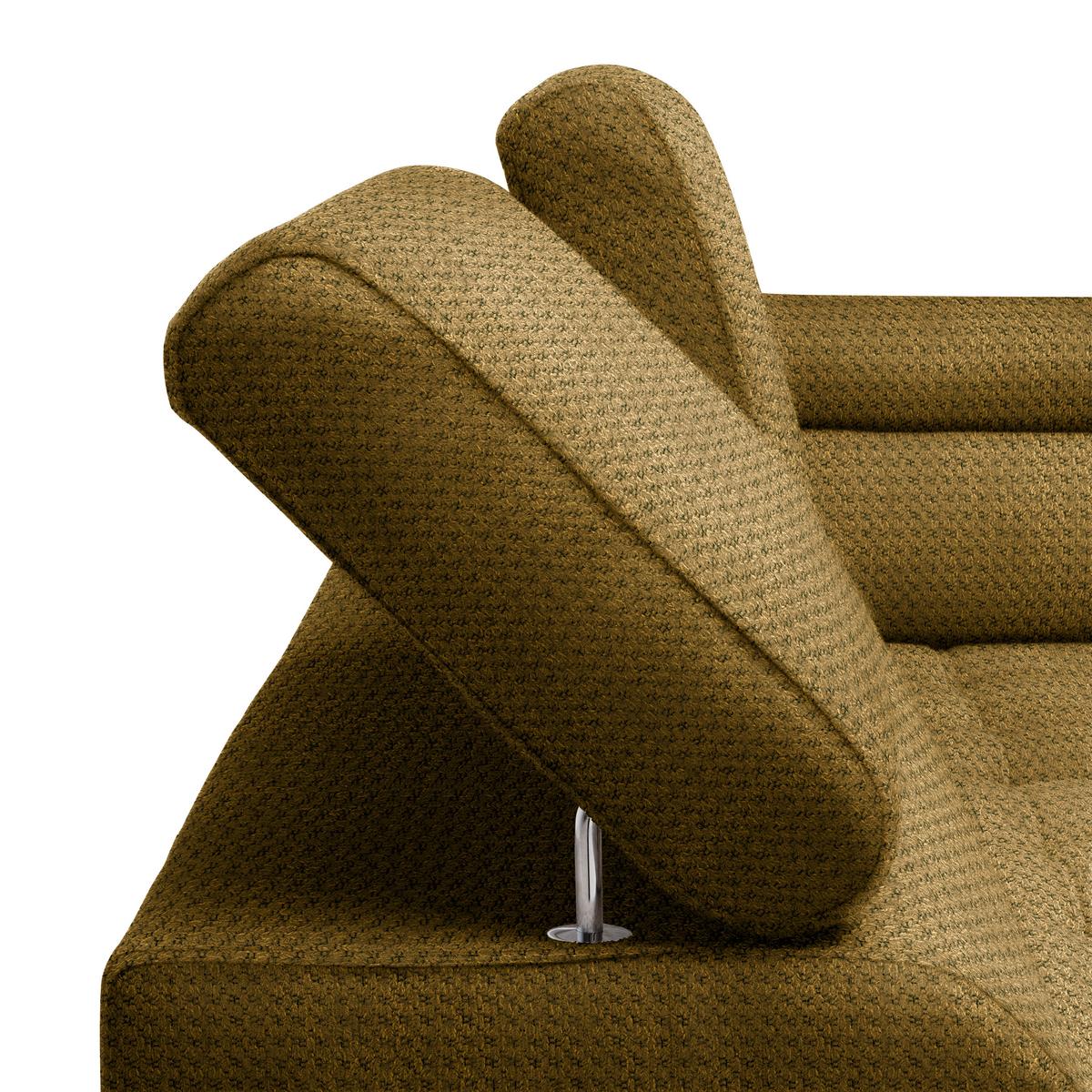 Kutna Garnitura Gremio - boje senfa/crna, Moderno, tekstil/plastika (283/206cm) - Modern Living