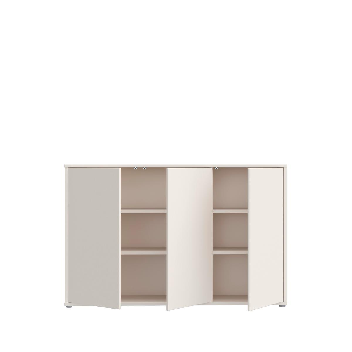Tálalószekrény Alice Springs - homokszínű, Modern, műanyag/faalapú anyag (154,2/99,1/34,9cm) - Carryhome
