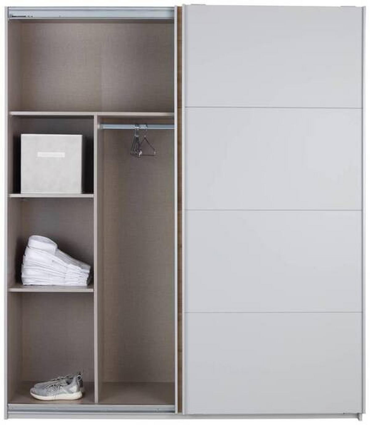 DULAP FELDKIRCH - culoare lemn stejar/gri, Modern, material pe bază de lemn (271/210/62cm)